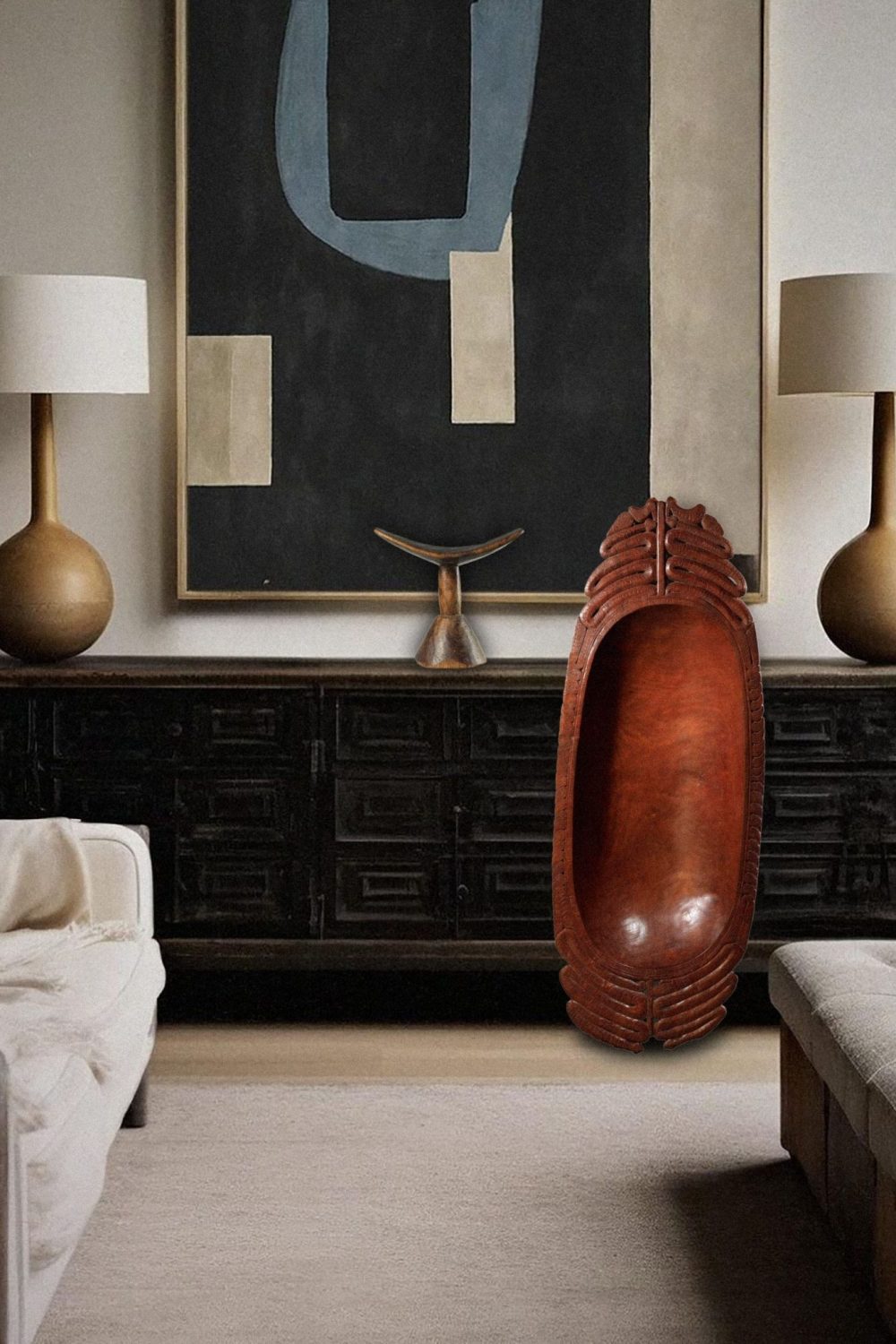 Gran Bandeja<br>"Isla Trobrian - Papúa Nueva Guinea"