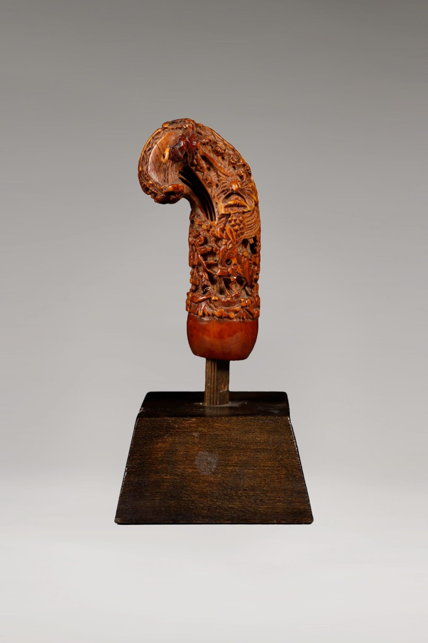 Mango de Cuchillo de Kris Tallado en Hueso<br>"Madura - Indonesia" - Imagen 2