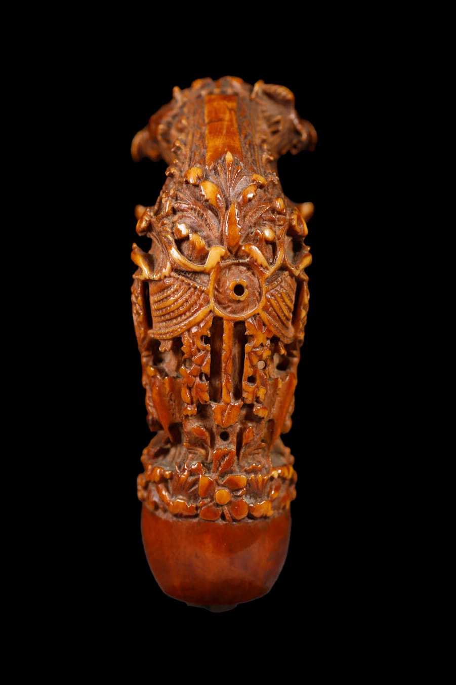 Mango de Cuchillo de Kris Tallado en Hueso<br>"Madura - Indonesia" - Imagen 6