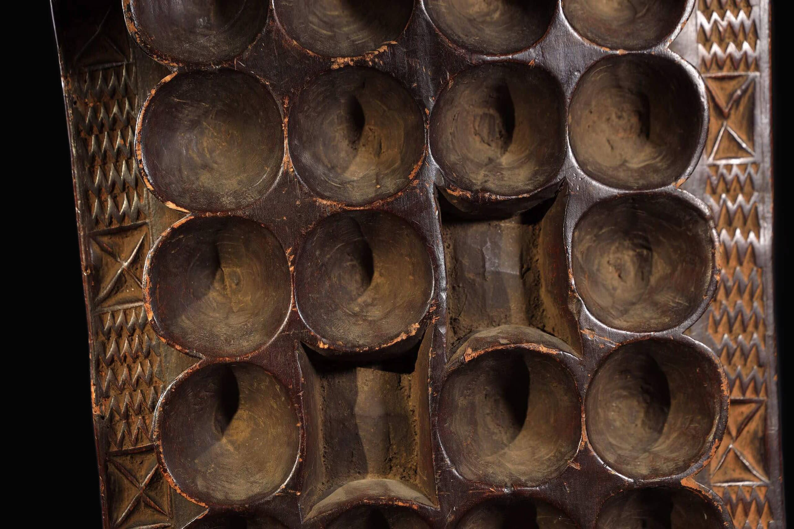 Gran Tablero de Juego Bao Mancala  <br>"Tanzania - Siglo XX" - Imagen 4