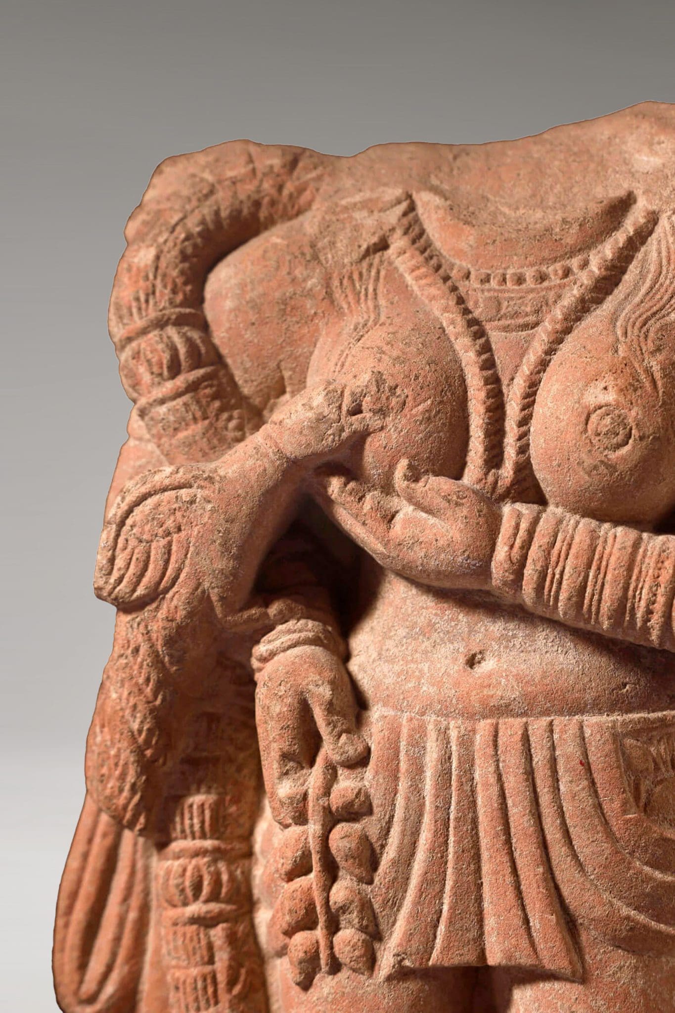 Torso de Piedra de Yakshi <br>"Mathura, India - Siglo I-II" - Imagen 7