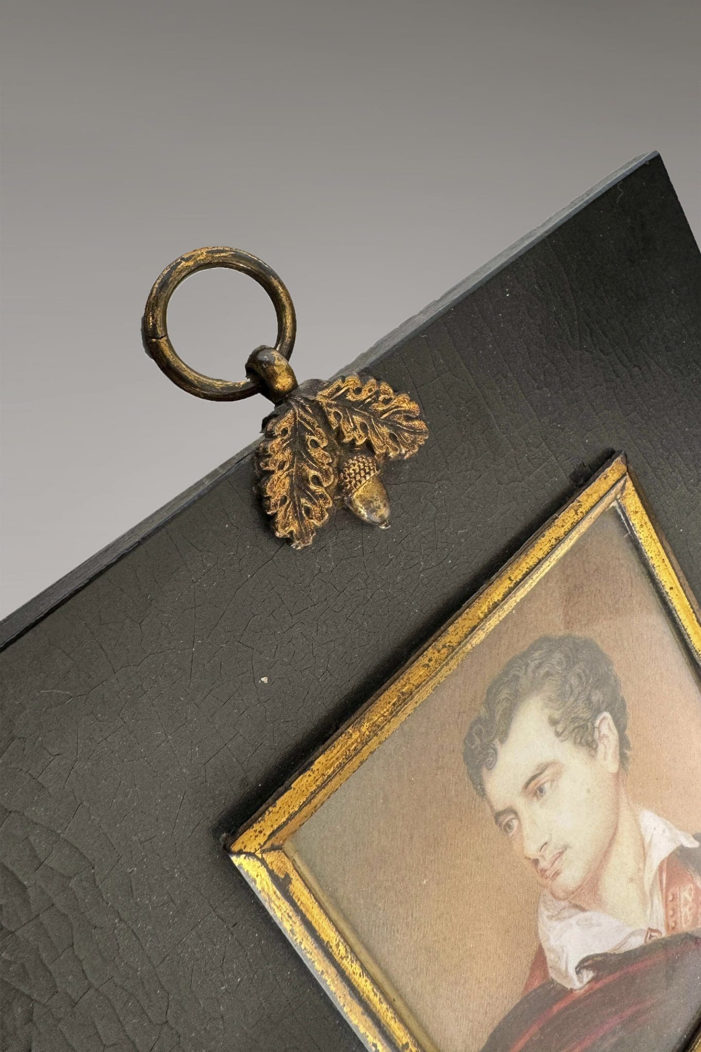 Atribuido a H.J. HARDING<br>"Retrato de Lord Byron" - Imagen 4