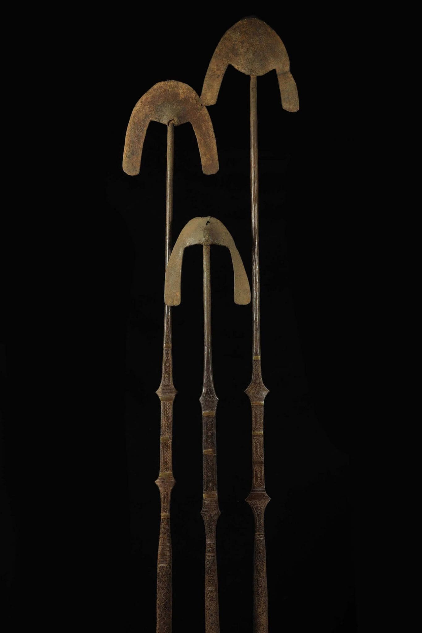 Conjunto de tres monedas Mumuye<br>"Nigeria, Principios Siglo XX" - Imagen 2