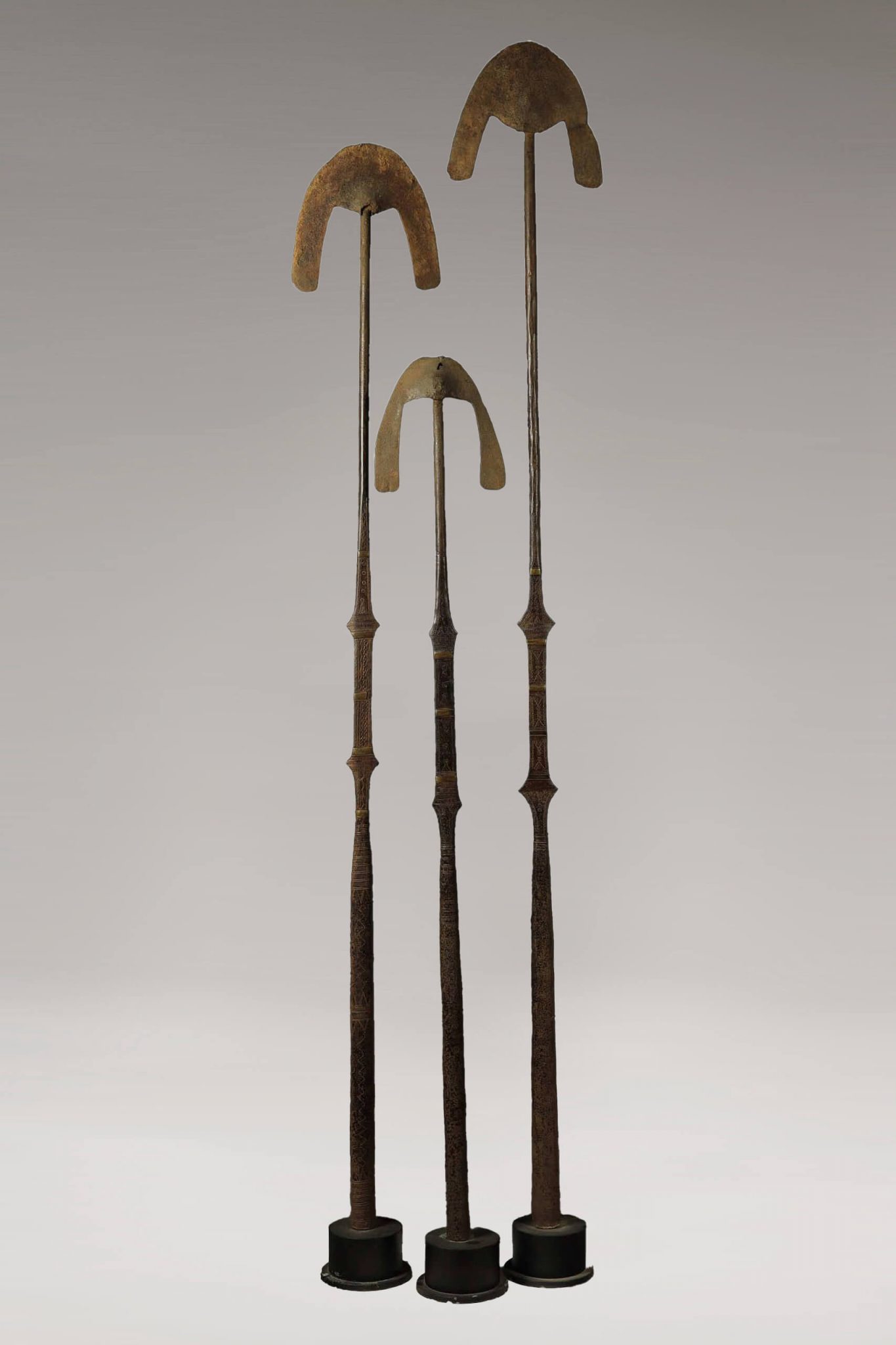 Conjunto de tres monedas Mumuye<br>"Nigeria, Principios Siglo XX" - Imagen 3