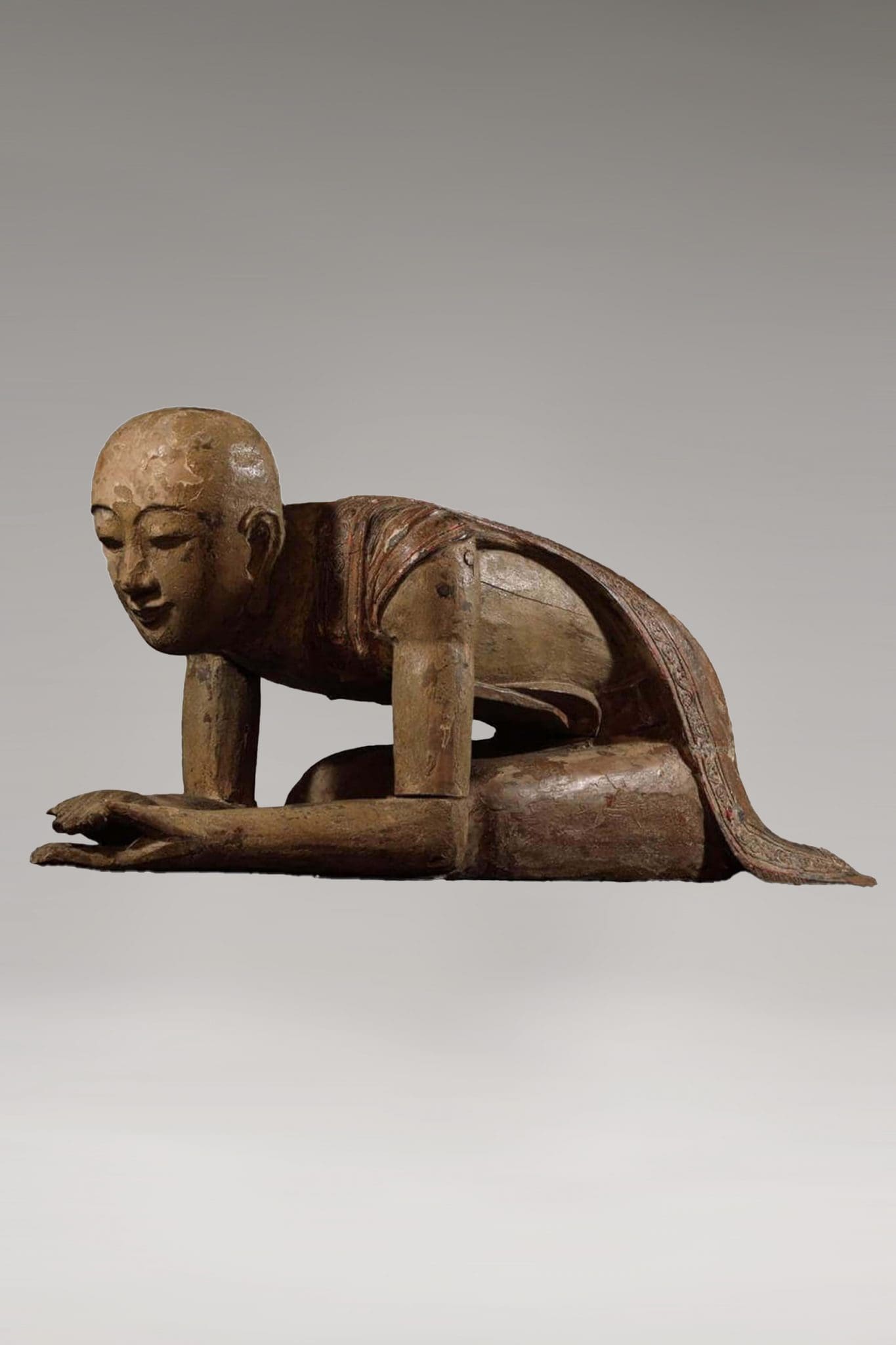 Conjunto de dos monjes <br>"Birmania - Siglo XVII-XVIII d.C." - Imagen 10