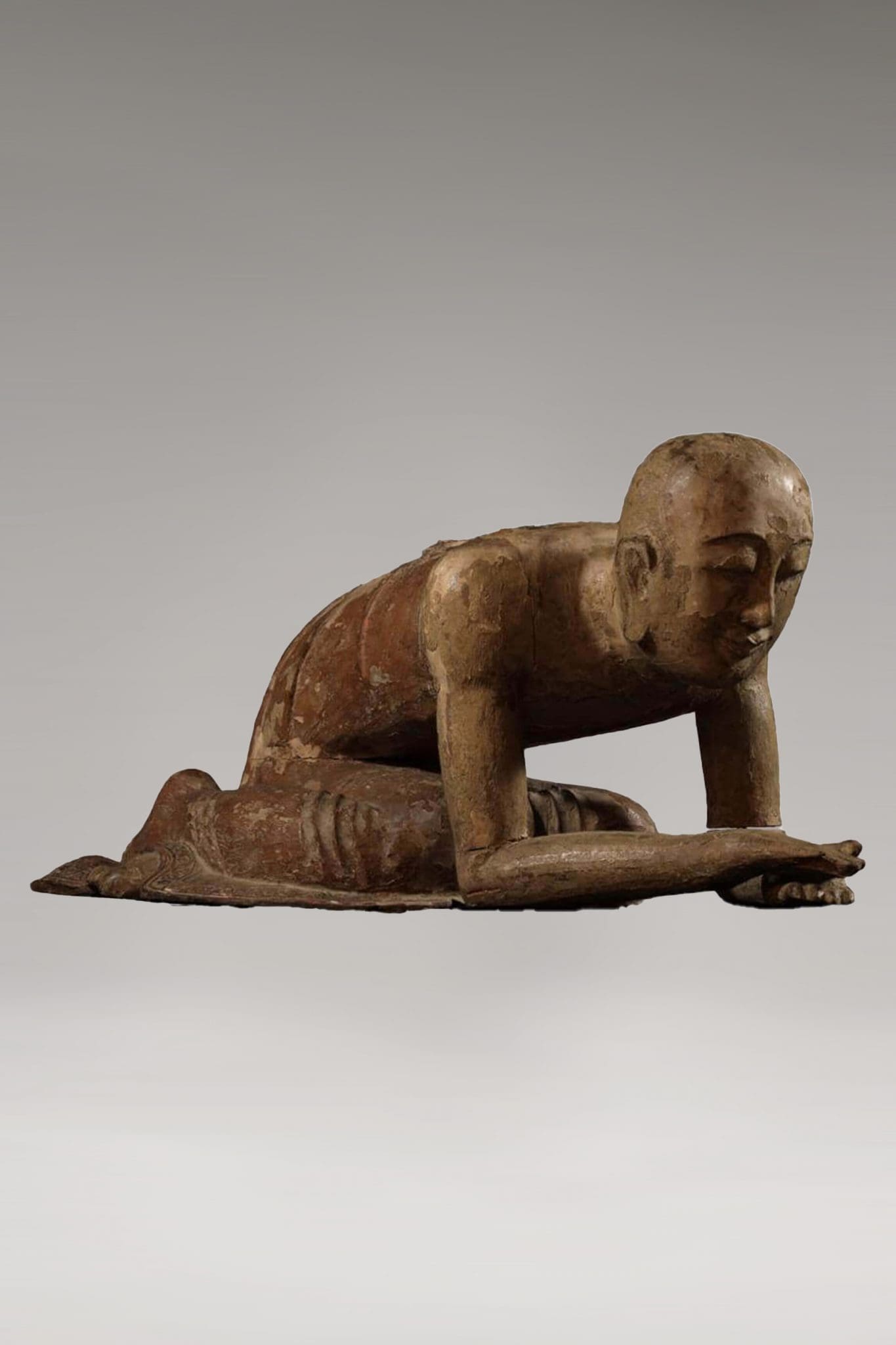 Conjunto de dos monjes <br>"Birmania - Siglo XVII-XVIII d.C." - Imagen 9