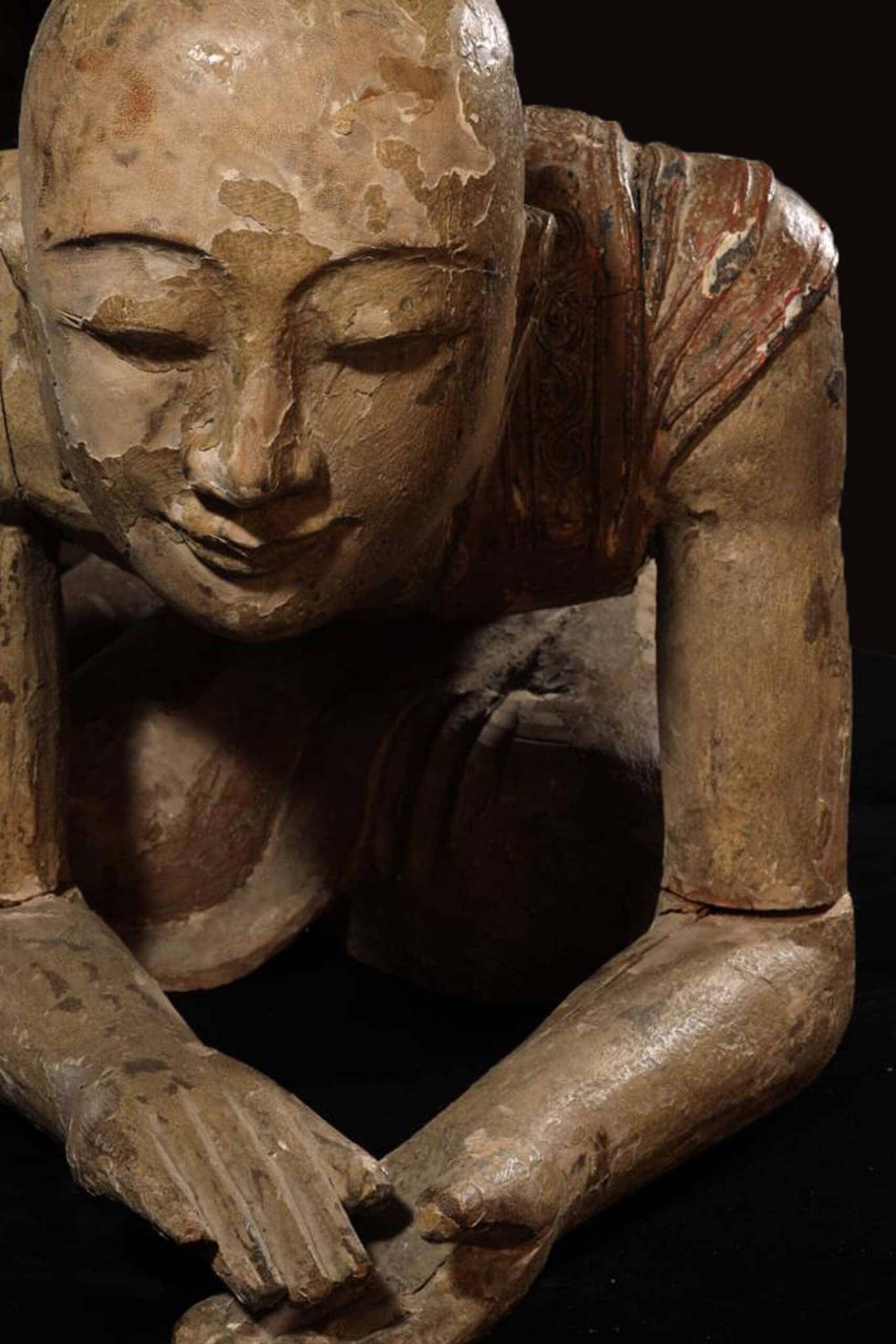 Conjunto de dos monjes <br>"Birmania - Siglo XVII-XVIII d.C." - Imagen 13