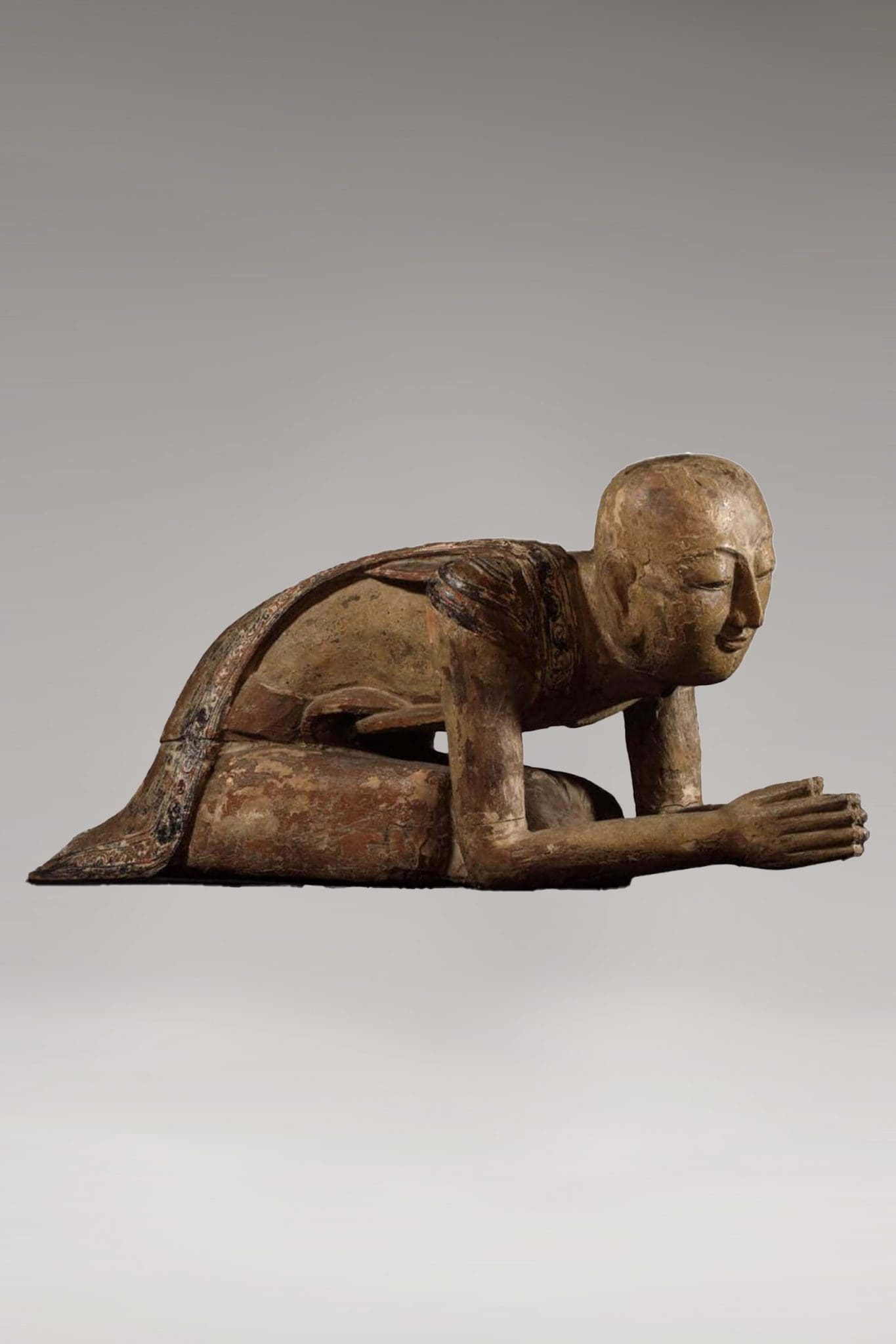 Conjunto de dos monjes <br>"Birmania - Siglo XVII-XVIII d.C." - Imagen 6