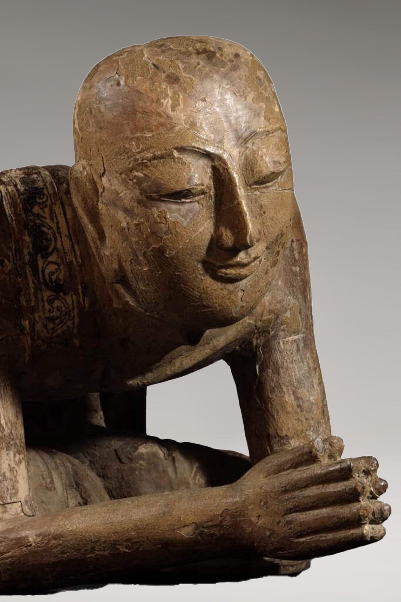 Conjunto de dos monjes <br>"Birmania - Siglo XVII-XVIII d.C." - Imagen 2