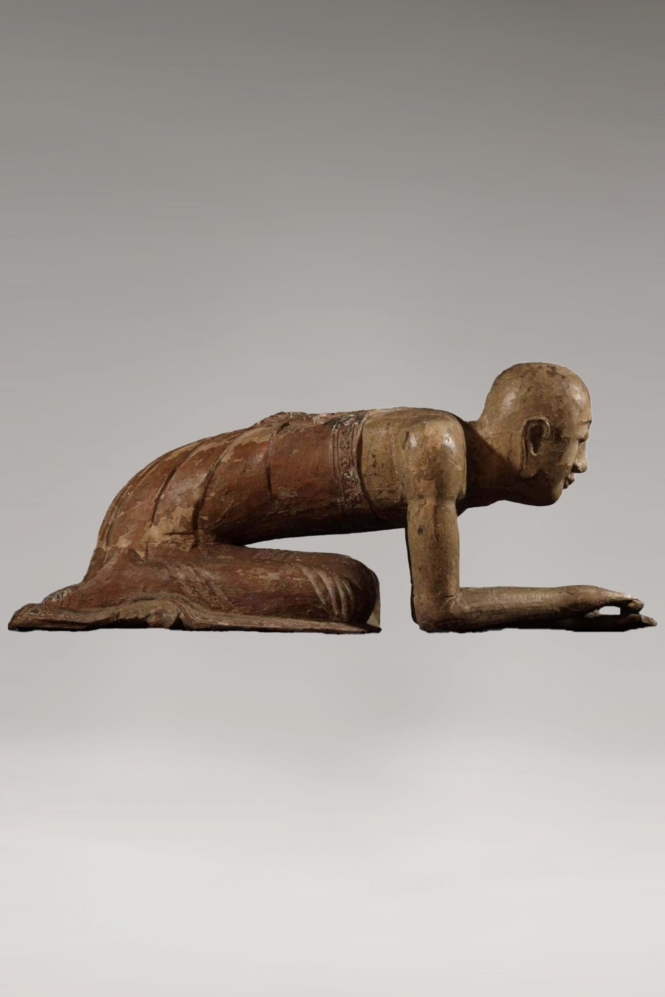 Conjunto de dos monjes <br>"Birmania - Siglo XVII-XVIII d.C." - Imagen 8