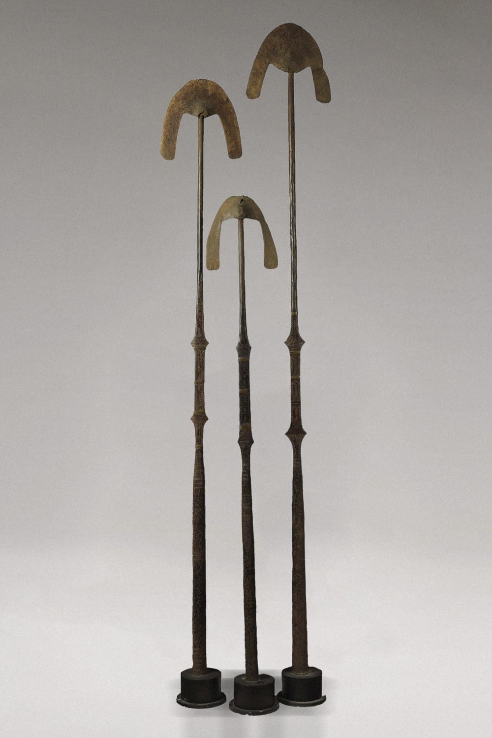 Conjunto de tres monedas Mumuye<br>"Nigeria, Principios Siglo XX"