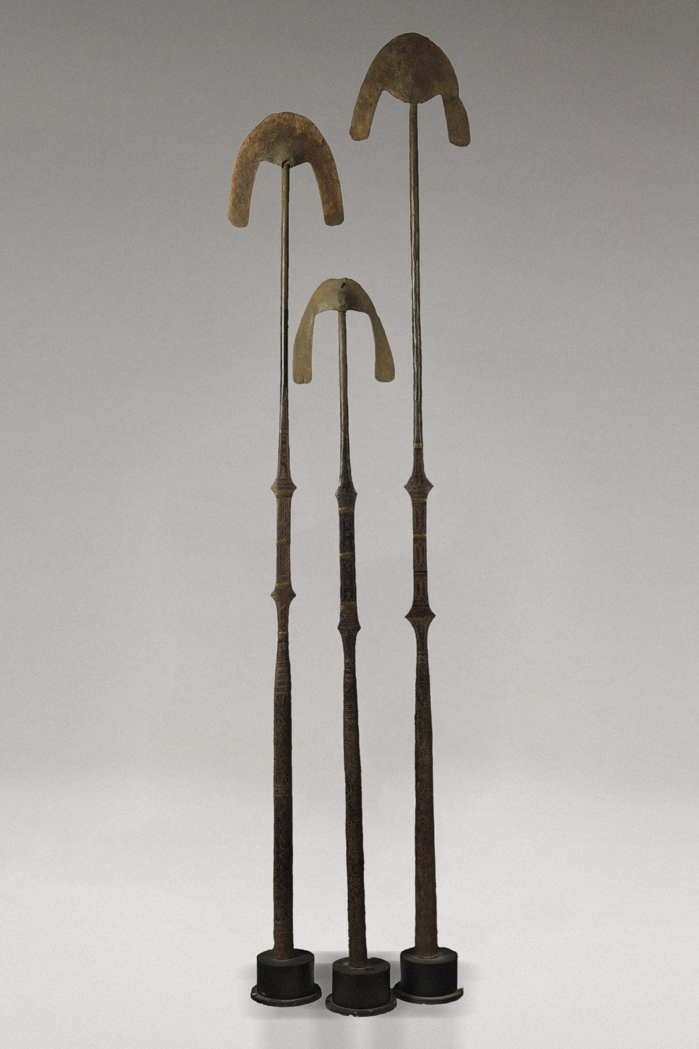 Conjunto de tres monedas Mumuye<br>"Nigeria, Principios Siglo XX"