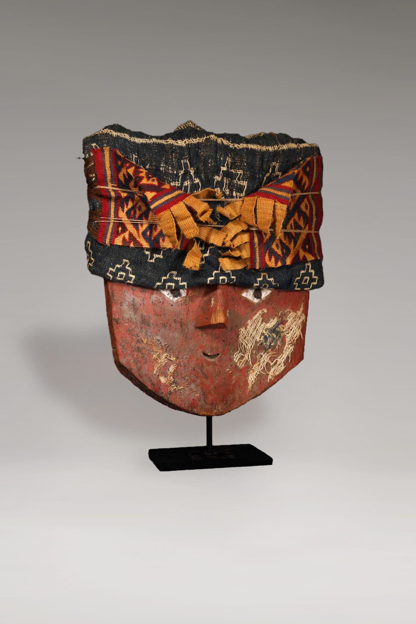 Máscara Chancay <br>"costa central del Perú ( 1200 - 1470 d.C.)"